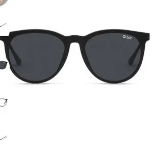 NEW! Rare Quay All IN POLARIZED Black Aviator Sunglasses m22627342492_1.jpg main image 4